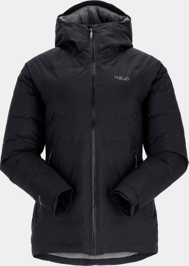 Rab Women's Valiance Waterproof Down Jacket Black 01