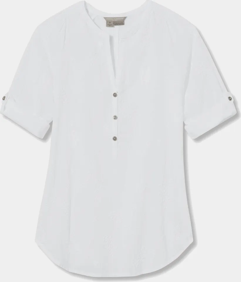 Royal Robbins Women's Oasis Tunic II 3/4 Sleeve Valkoinen 02