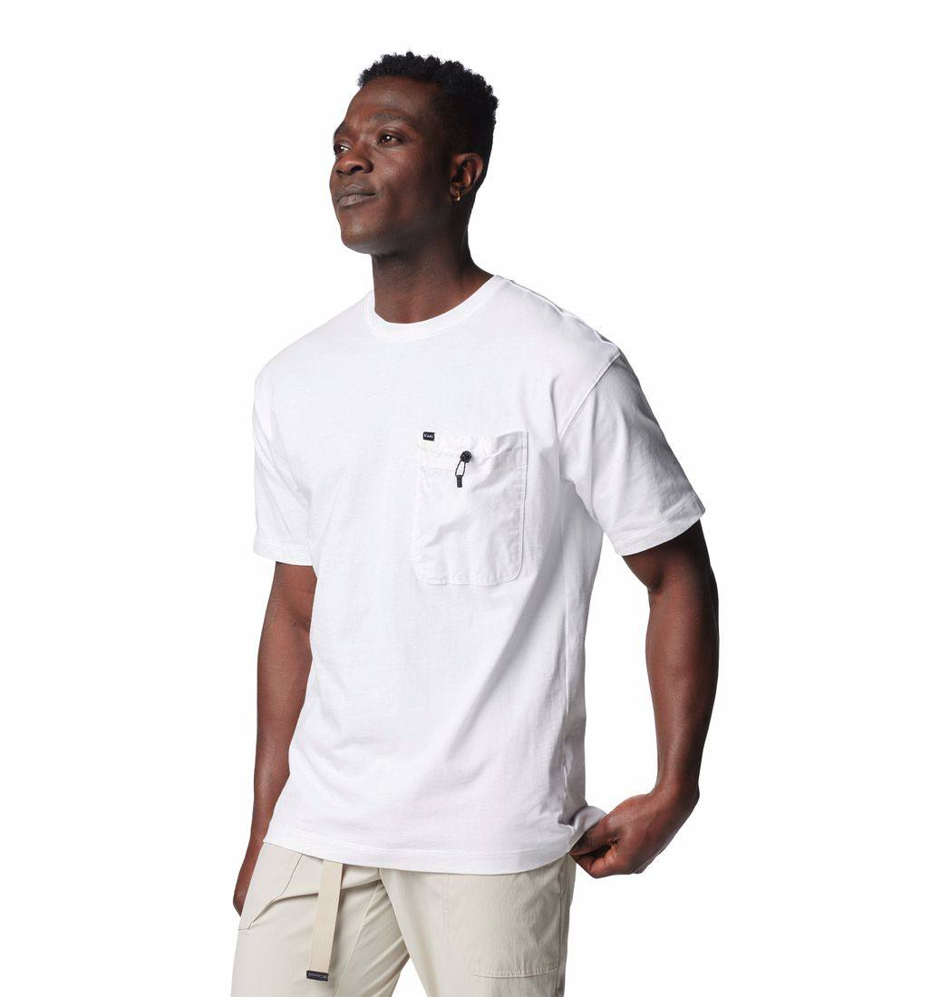 Columbia Men's Landroamer Pocket Tee Valkoinen 04