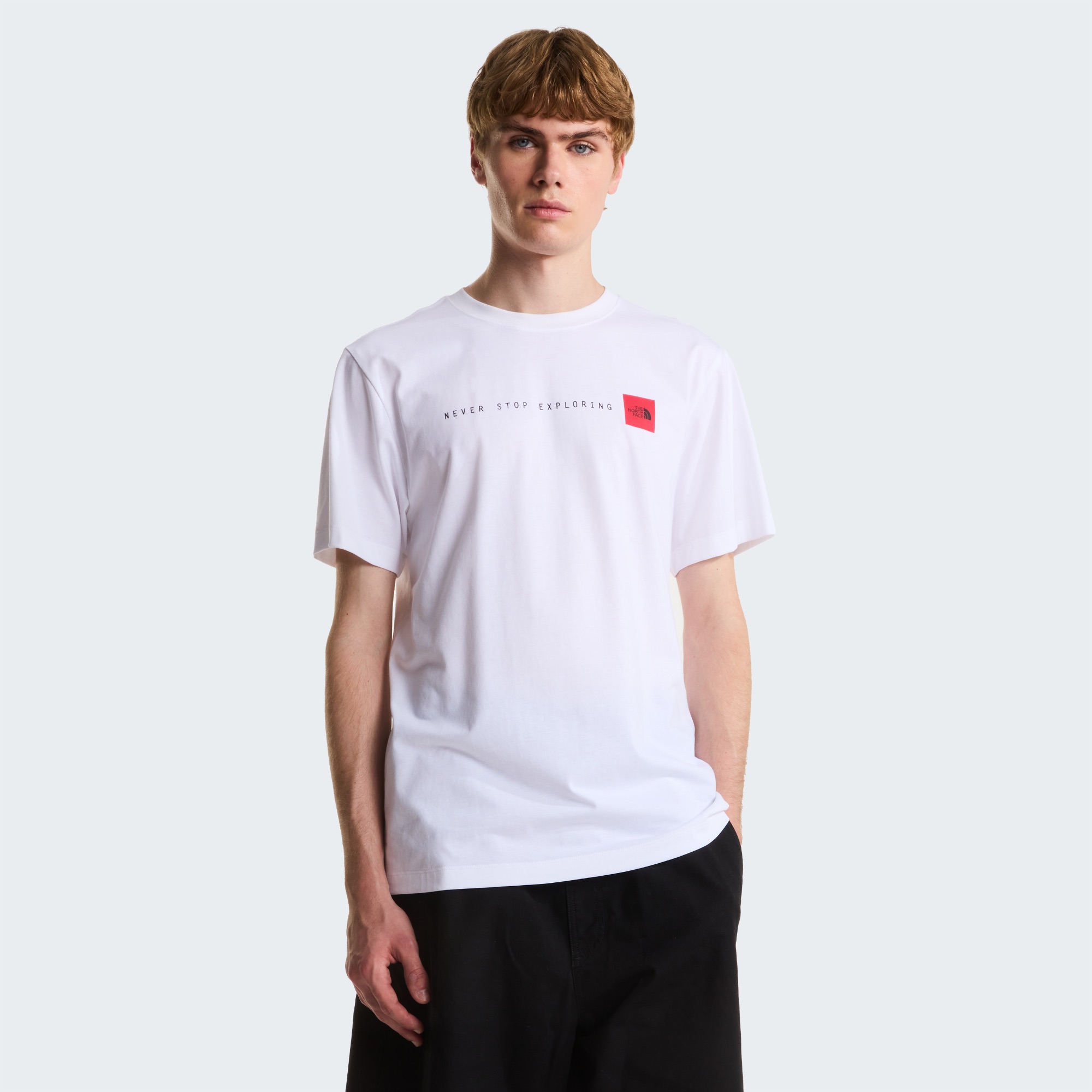 The North Face Men's Never Stop Exploring Graphic Tee White 06