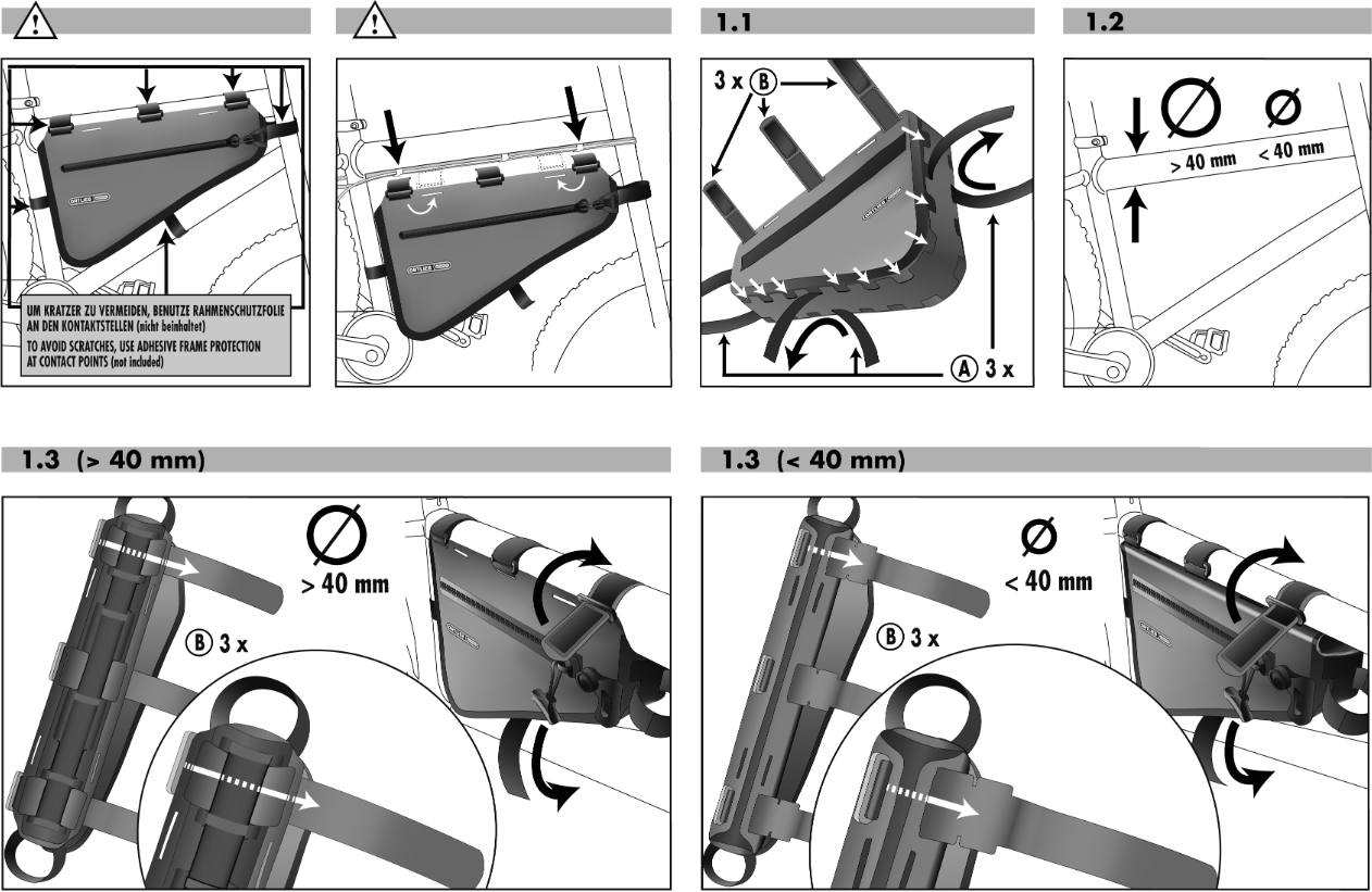 Ortlieb Frame-pack 6 Black 07