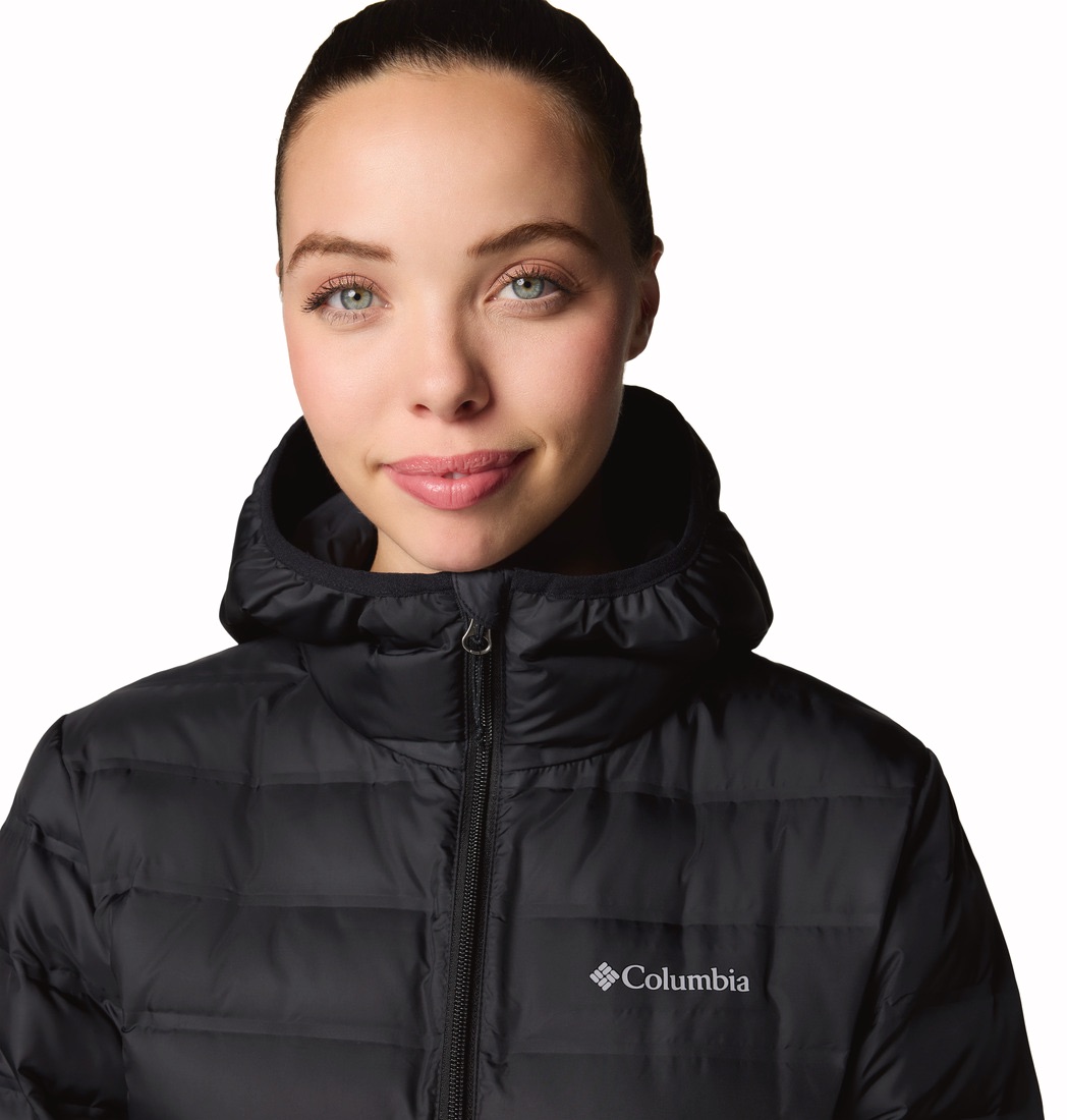 Columbia Women's Lake22 II Down Hood Black 03
