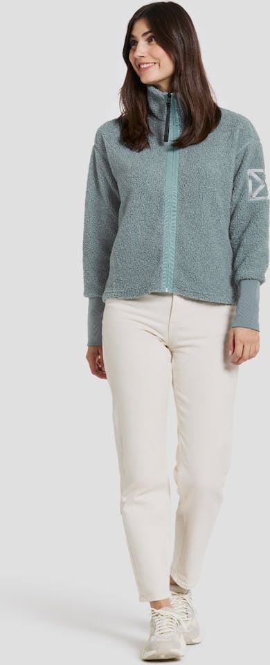 Didriksons Women's Alexa 3 Full Zip Factory Blue 03