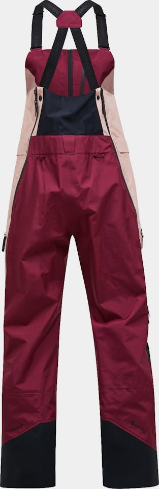 Peak Performance Women's Vertical GTX Pro 3L Shell Bib Pants Vertical Zenith / Peach Fuzz 03