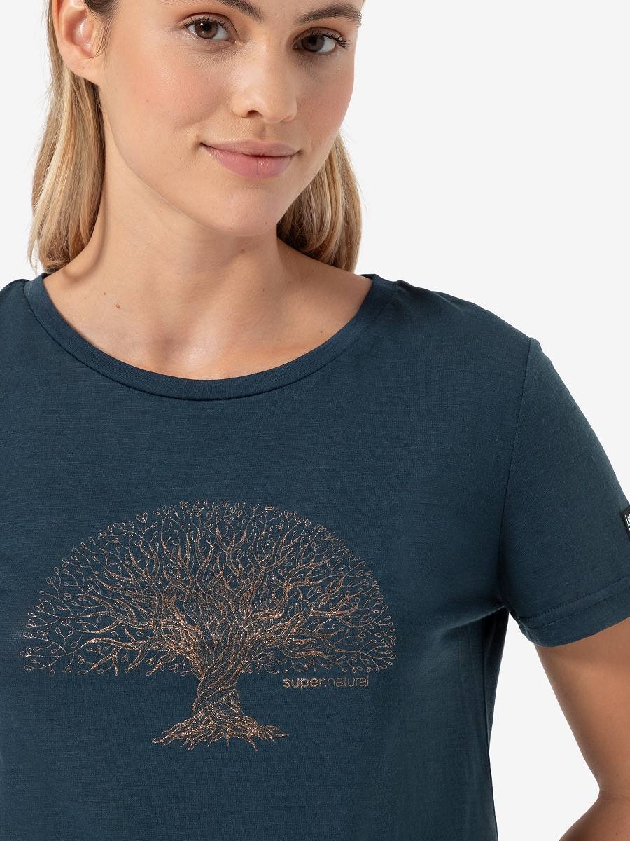 Supernatural Women's Tree Of Knowledge Tee Blueberry 04