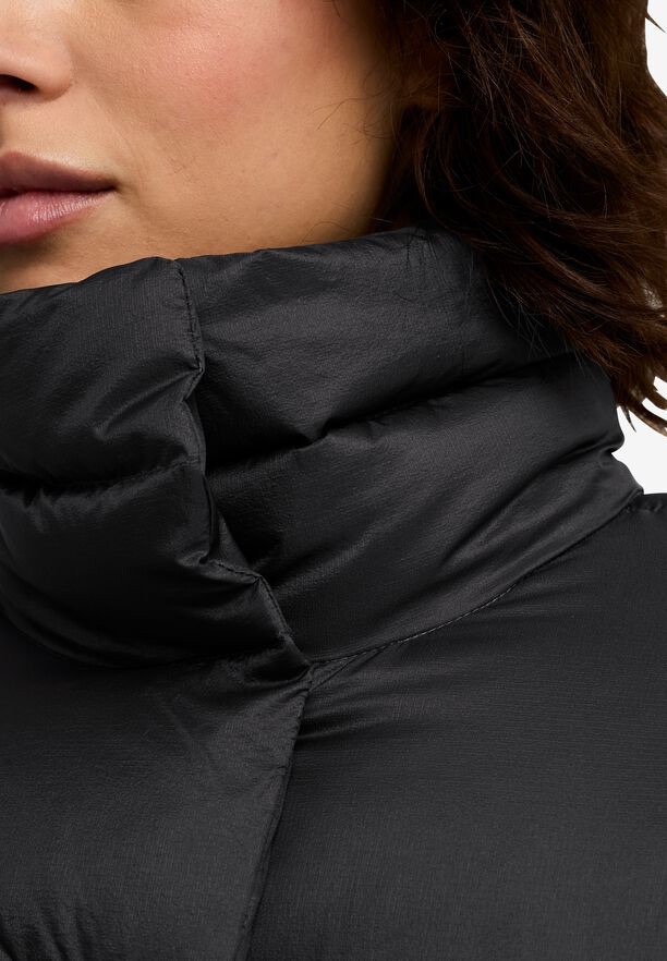 Jack Wolfskin Women's Icy Hill Down Jacket - Naisten untuvatakki Musta 06