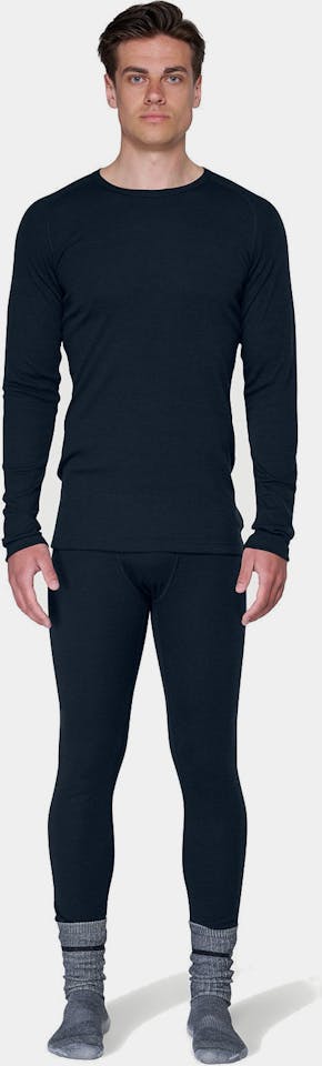 Devold Men's Lauparen Merino 190 Base Shirt Ink 01