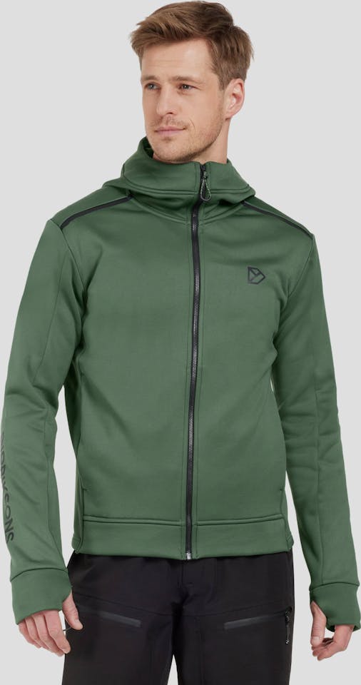 Didriksons Men's Acke 4 Full Zip Dark Moss 02