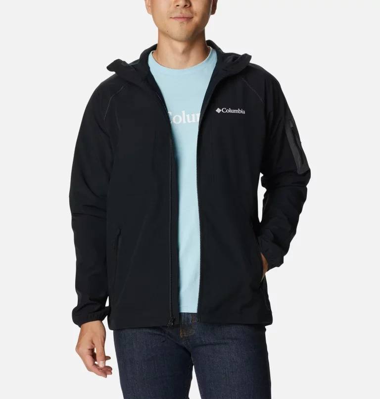 Columbia Men's Tall Heights Hooded Softshell Musta 07