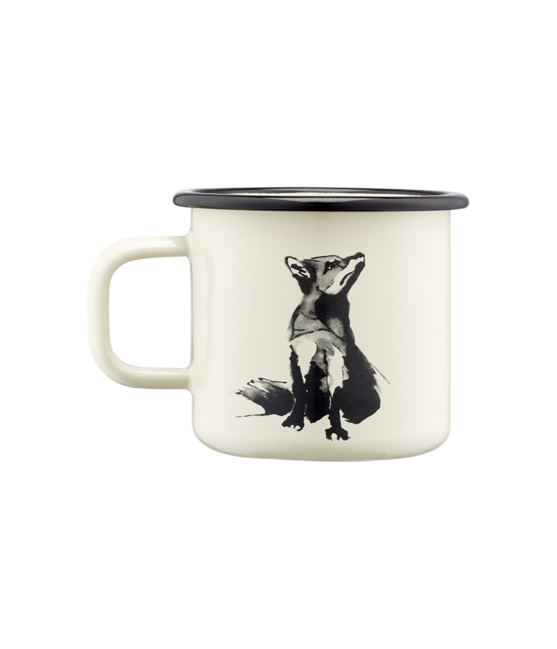 Muurla X Teemu Järvi Red Fox Enamel Mug  04
