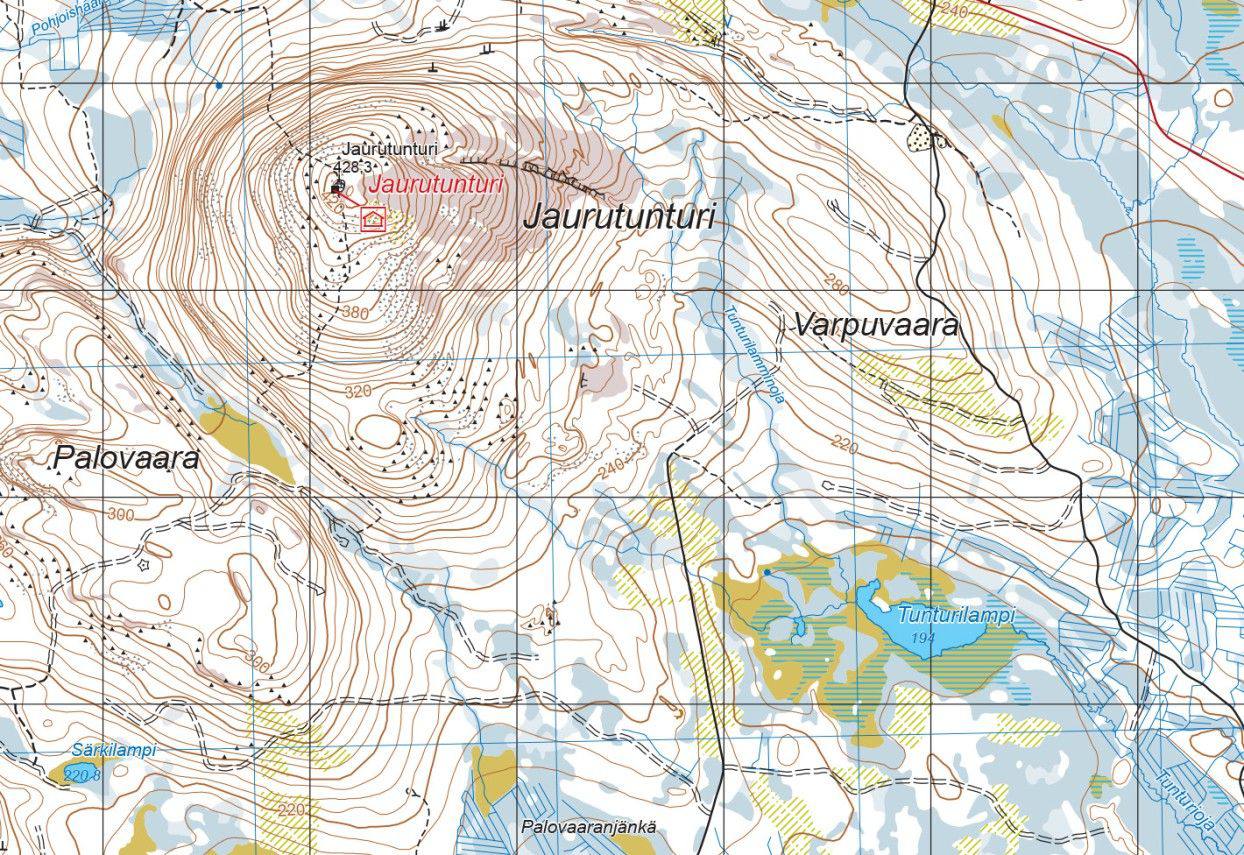 Karttakeskus Salla Kemijärvi Saija  05