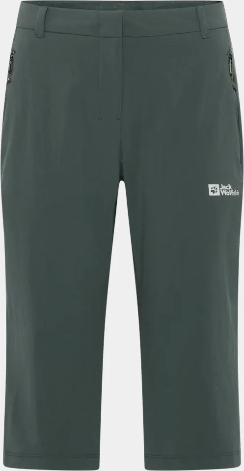 Jack Wolfskin Women's Hikeout 3/4 Pant Slate 02