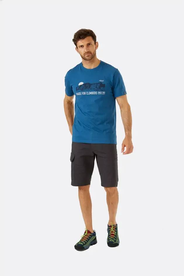 Rab Men's Radius Cargo Shorts Anthracite 04