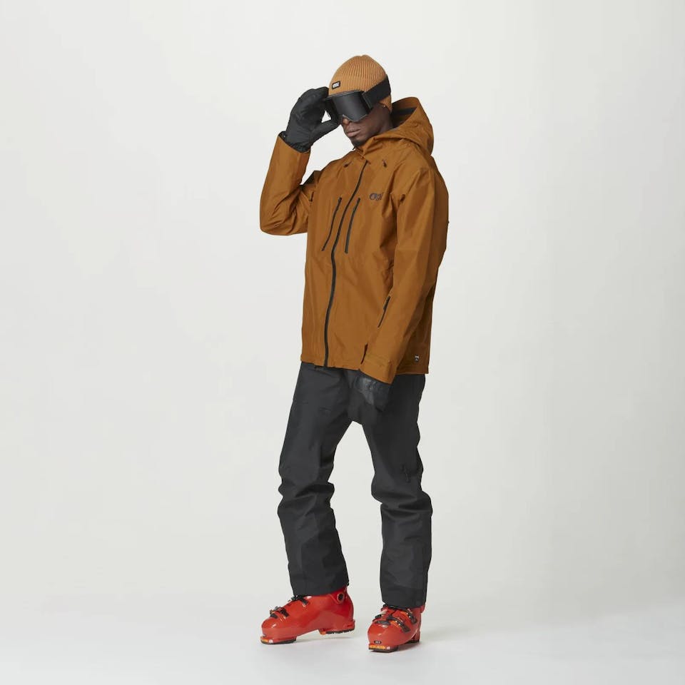 Picture Organic Clothing Men's Welcome 3L Xpore Jacket Chocolate 08