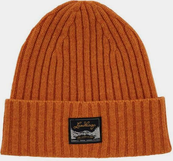 Lundhags Knak Wool Beanie Tumma oranssi 01