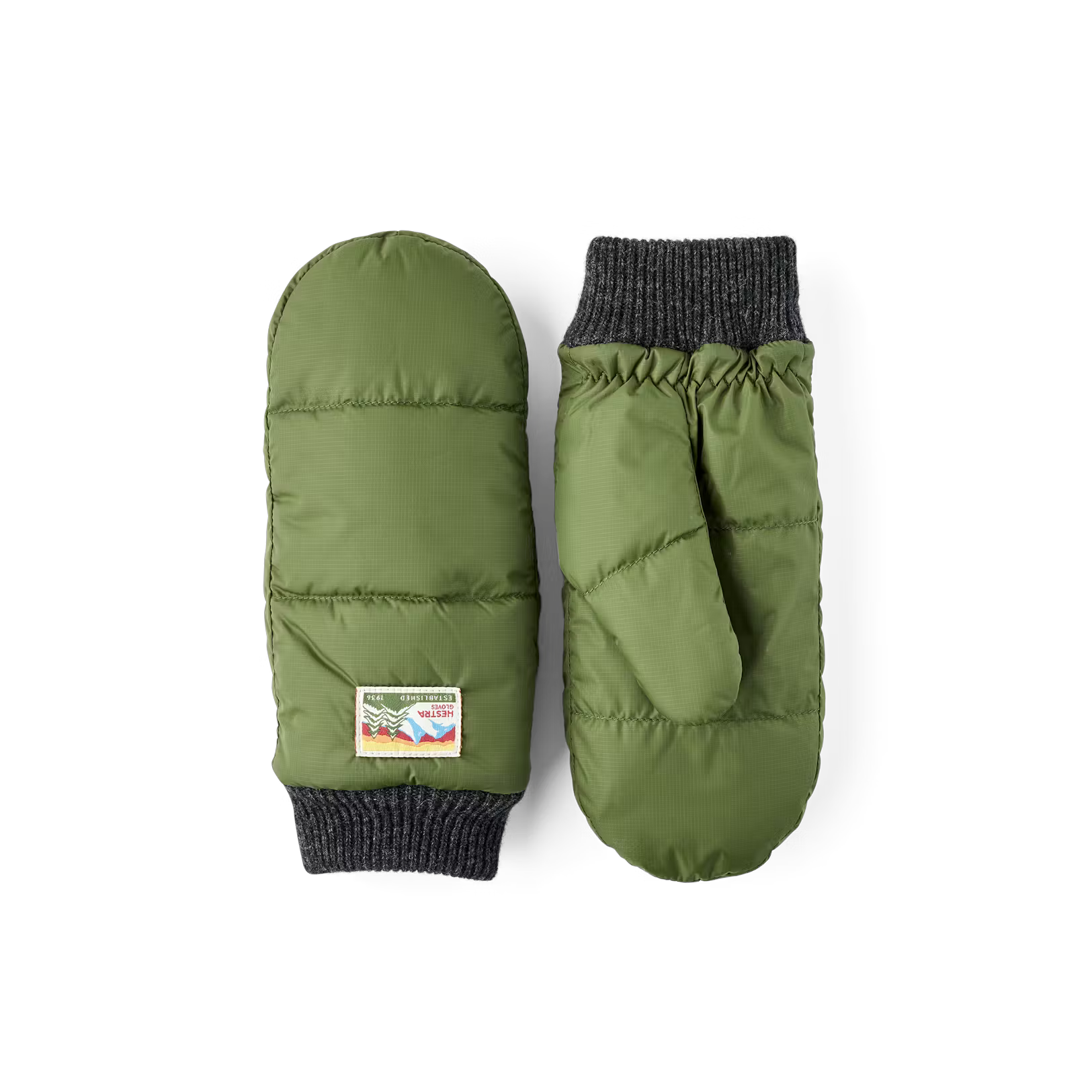 Hestra Otra Mitt Tummanvihreä 01