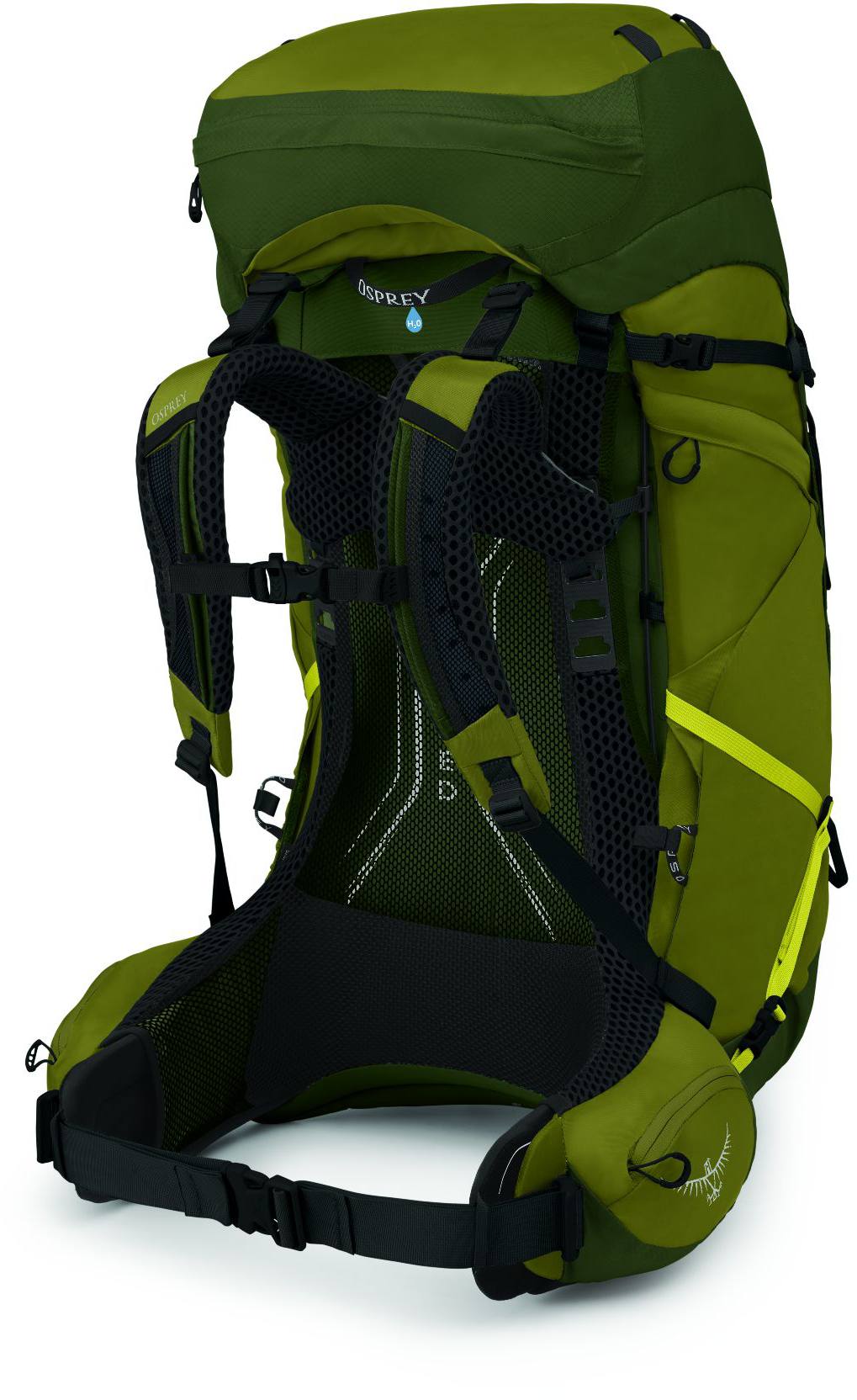 Osprey Atmos AG LT 65, Hanwag Men's Nazcat II GTX Musta 08