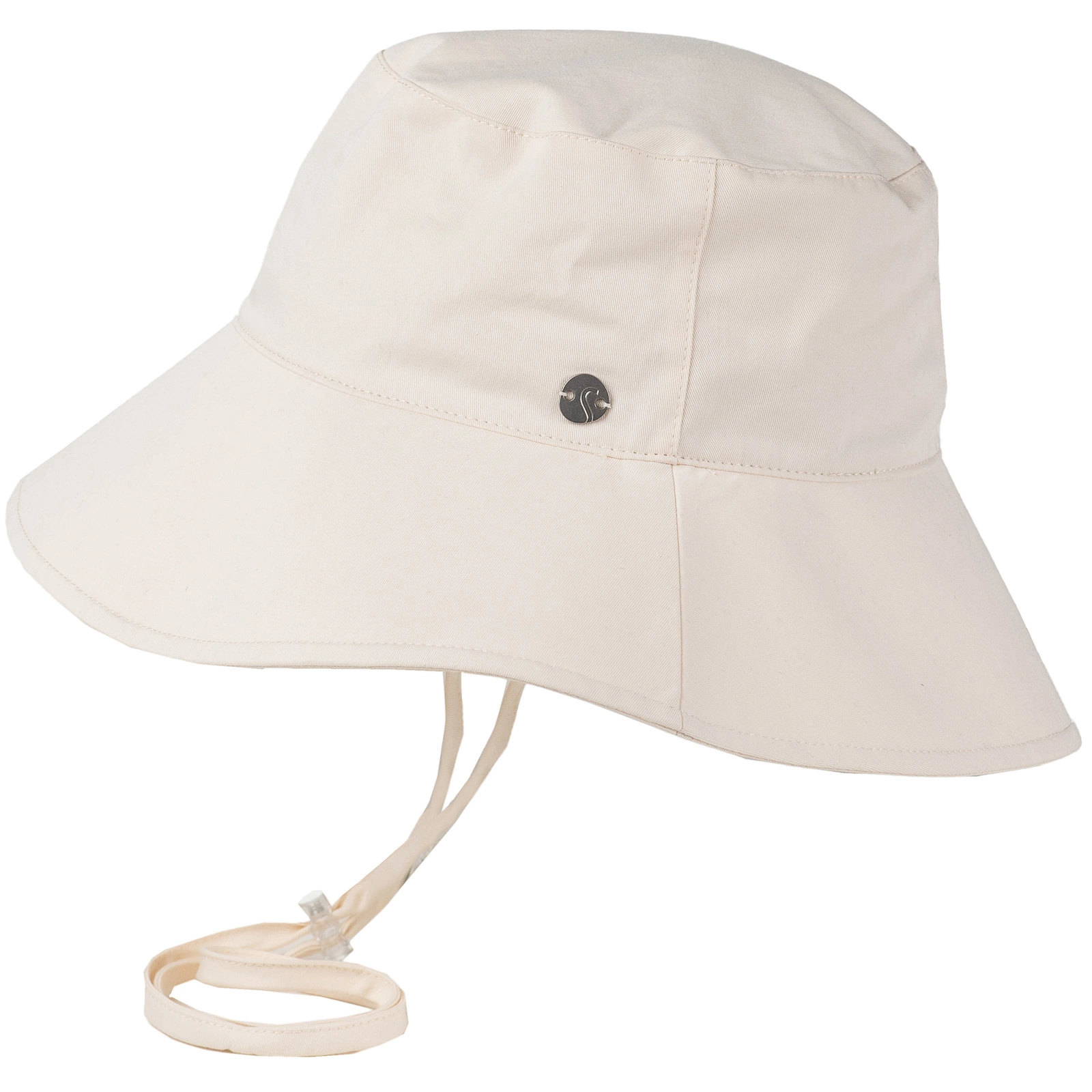 Salon Summer Hat Cotton Ponytail Off-White 07