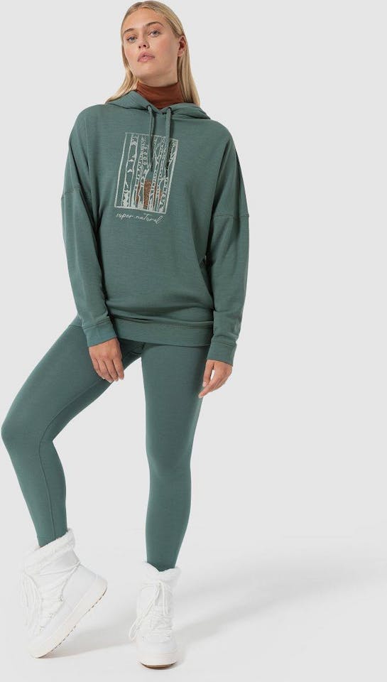 Supernatural Women's Sunbirch Hoodie Green/grey 03