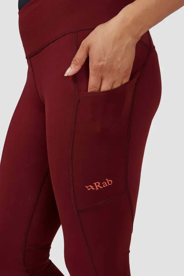 Rab Women's Talus 3/4 Tights Dark red 04