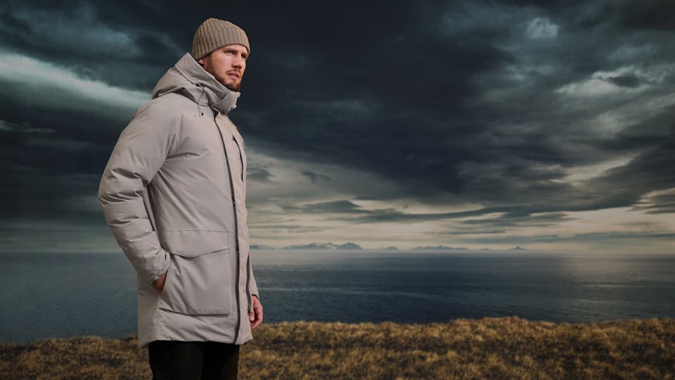 Didriksons Men's Akilles 2 Parka - Miesten talvitakki Ash Brown 15