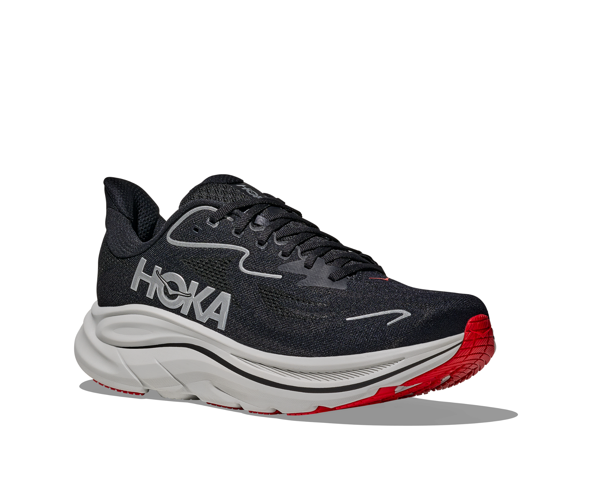 Hoka Men's Clifton 10 Musta / Valkoinen 06