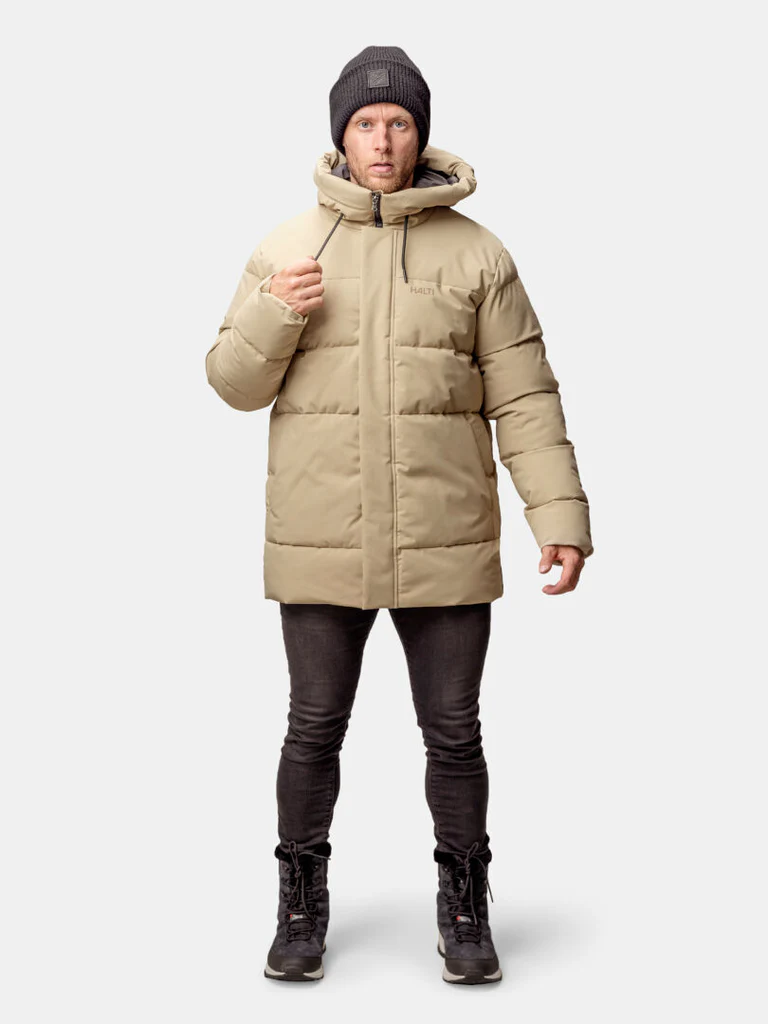 Halti Men's Sammal Insulated Parka - Miesten vedenpitävä toppatakki Musta 04