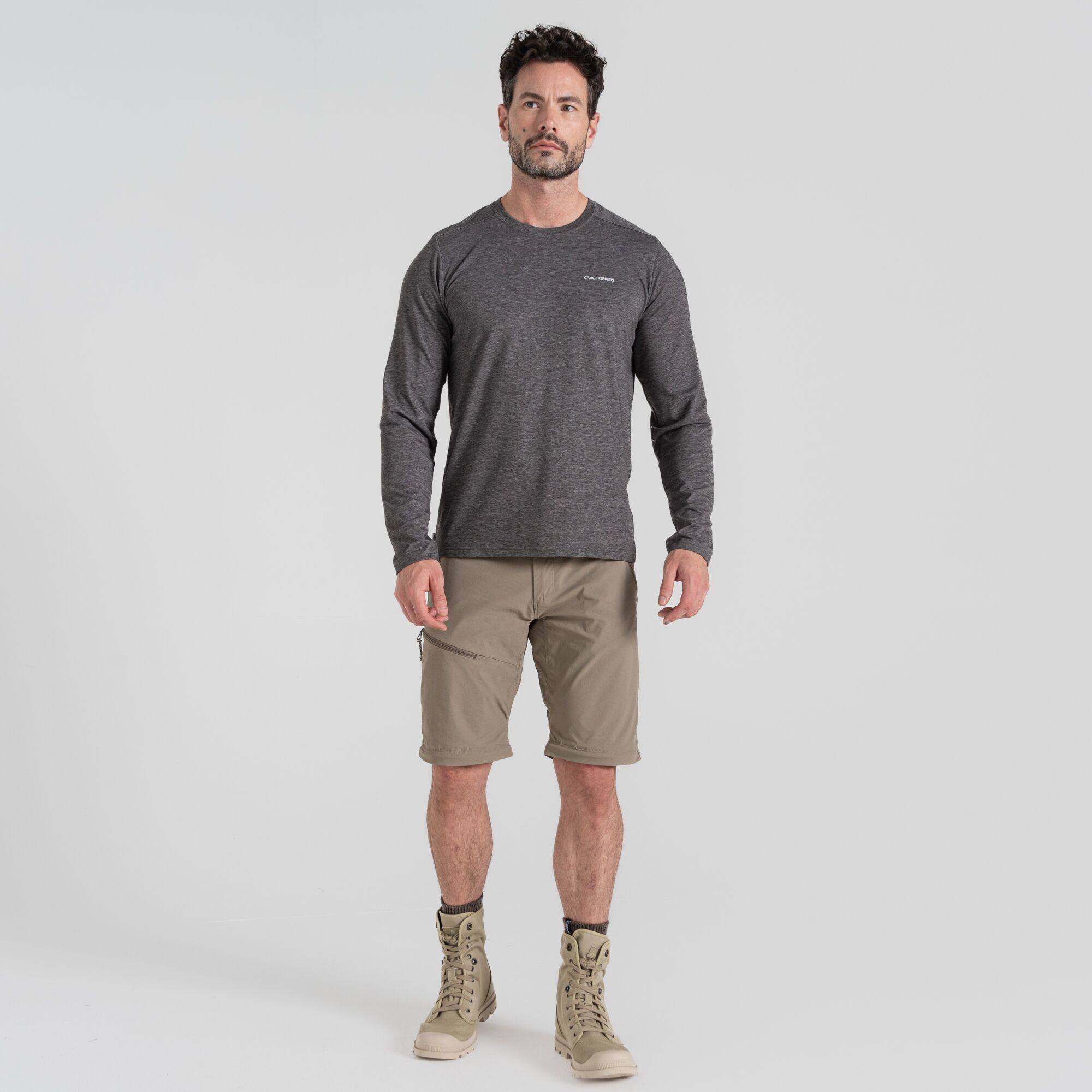 Craghoppers Men's Nosilife Pro Convertible III Trousers Beige 03