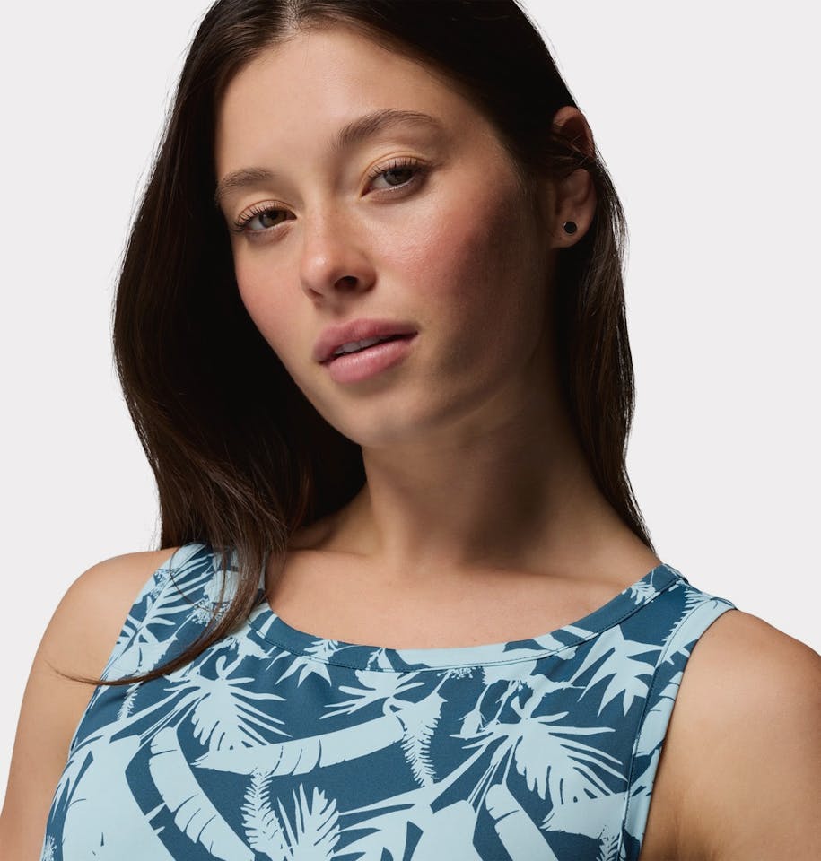 Columbia Women's Chill River Printed Dress Jet Stream 04