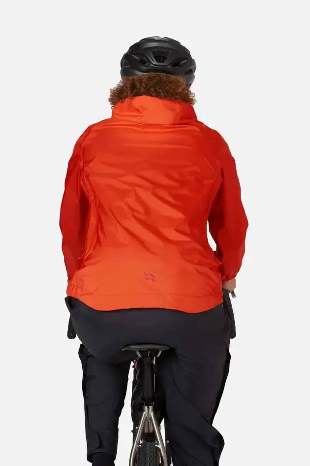 Rab Women's Cinder Downpour Jacket Punainen 12