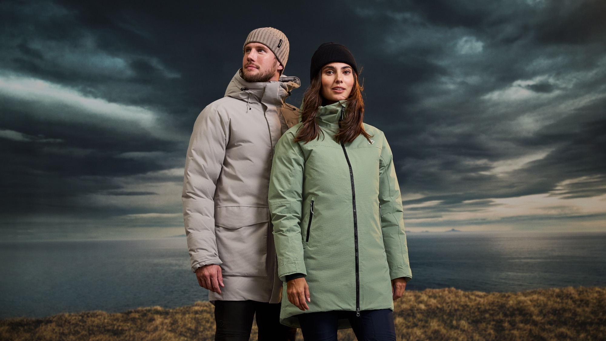 Didriksons Men's Akilles 2 Parka Ash Brown 16