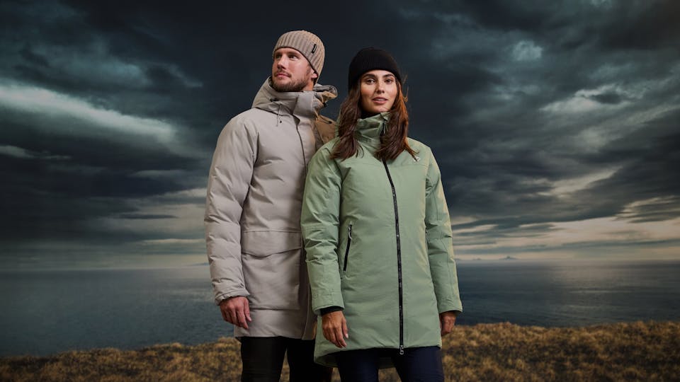 Didriksons Men's Akilles 2 Parka - Miesten talvitakki Ash Brown 16