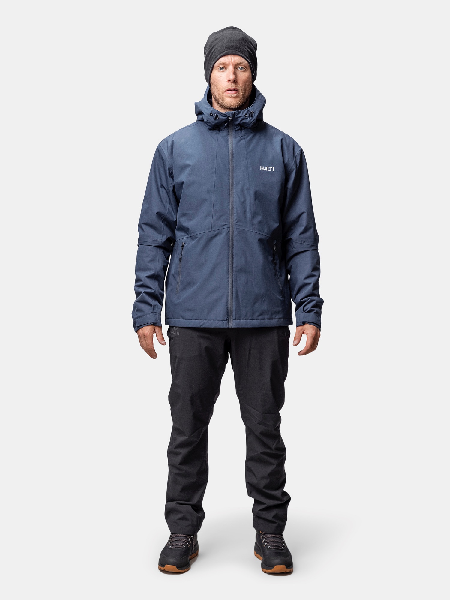 Halti Men's Forter Warm Dx Jacket - Miesten vedenpitävä toppatakki Sea 05