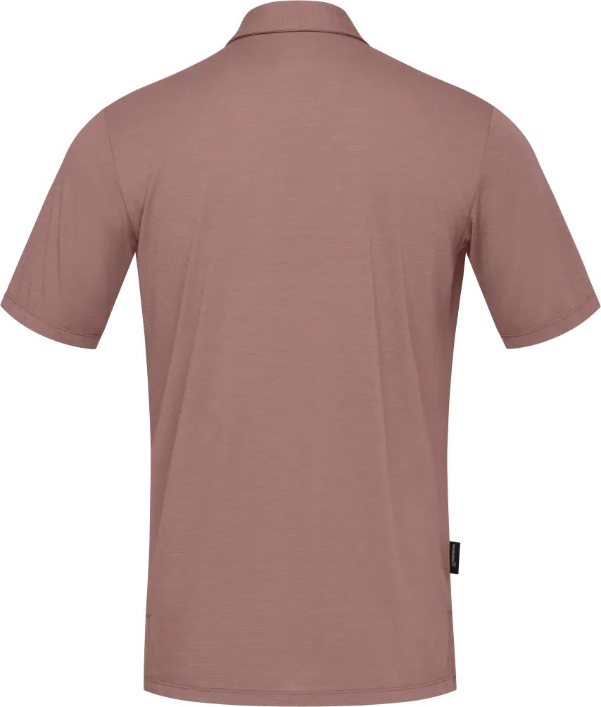 Norrøna Men's Femund Equalizer Merino Polo Grape 05