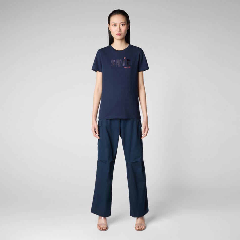 Save The Duck Women's Ayana Tee Navy 02