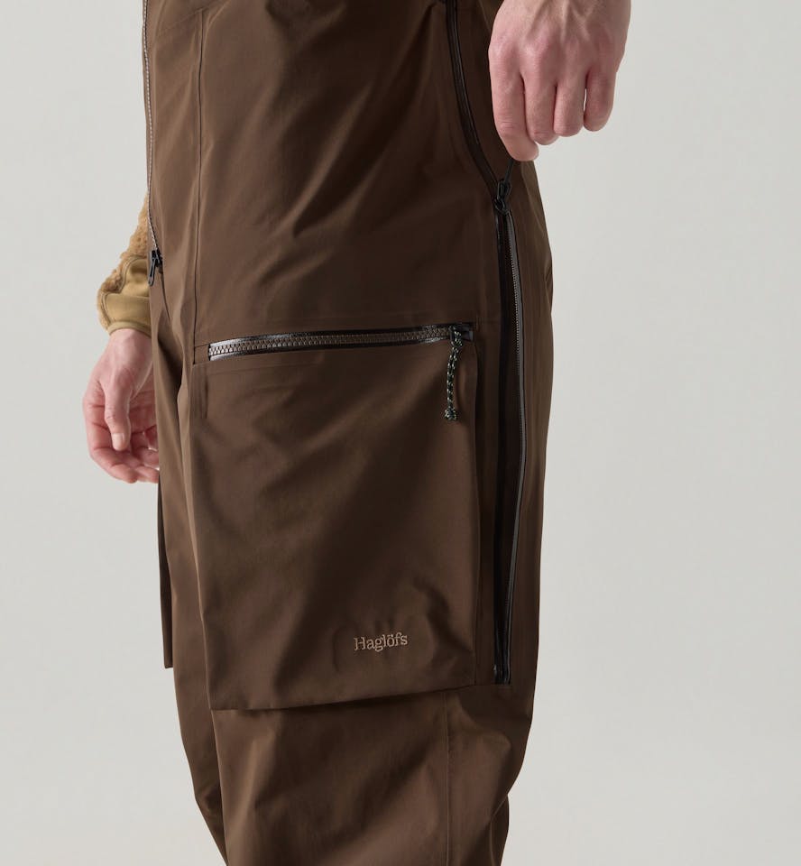 Haglöfs Men's Vassi GTX Pro II Bib Woodland Brown 10