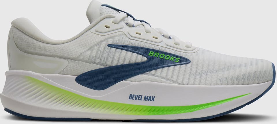 Brooks Men's Revel Max Valkoinen 03