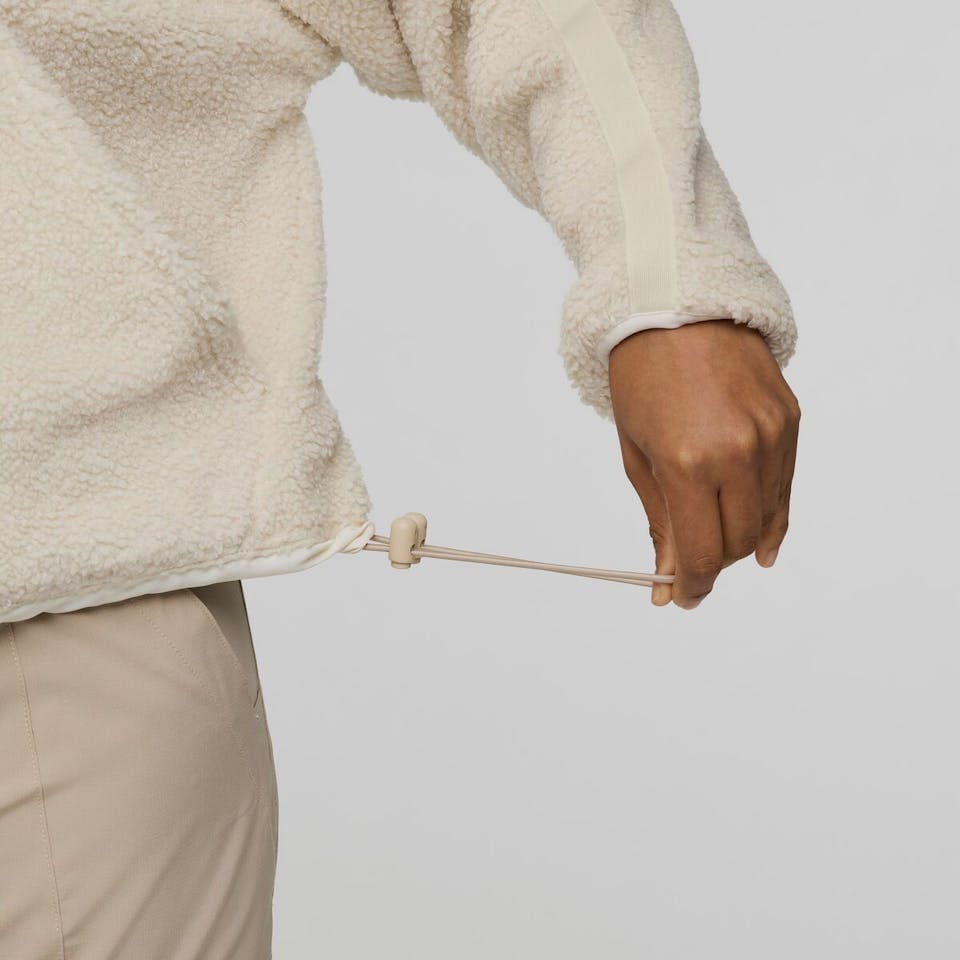 Cotopaxi Women's Bacano Pullover Fleece Cream and bone 06