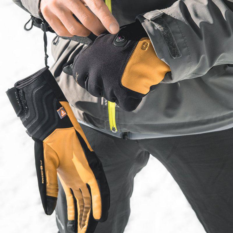 Therm-Ic Power Gloves Ski Light Boost Musta / Ruskea 04