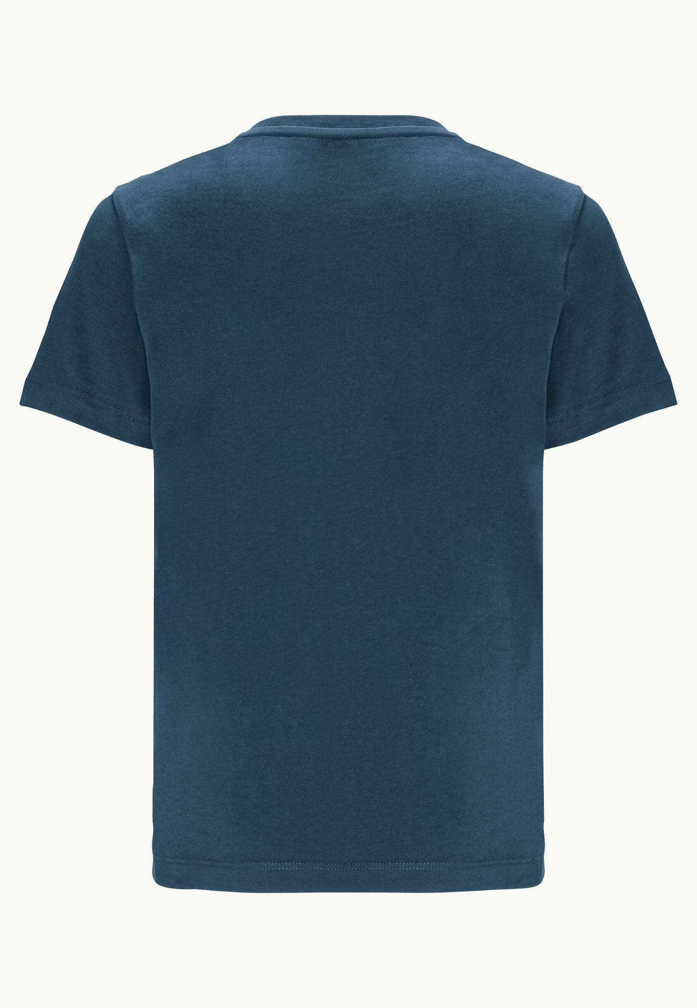 Jack Wolfskin Boy's Wolf & Van Tee Dark Sea 02
