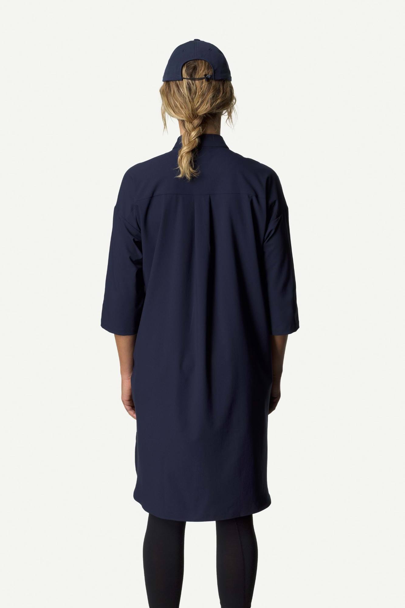 Houdini Women's Route Shirt Dress Blue Illusion 02