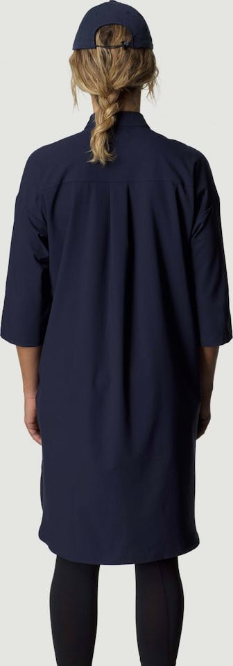 Houdini Women's Route Shirt Dress Blue Illusion 02