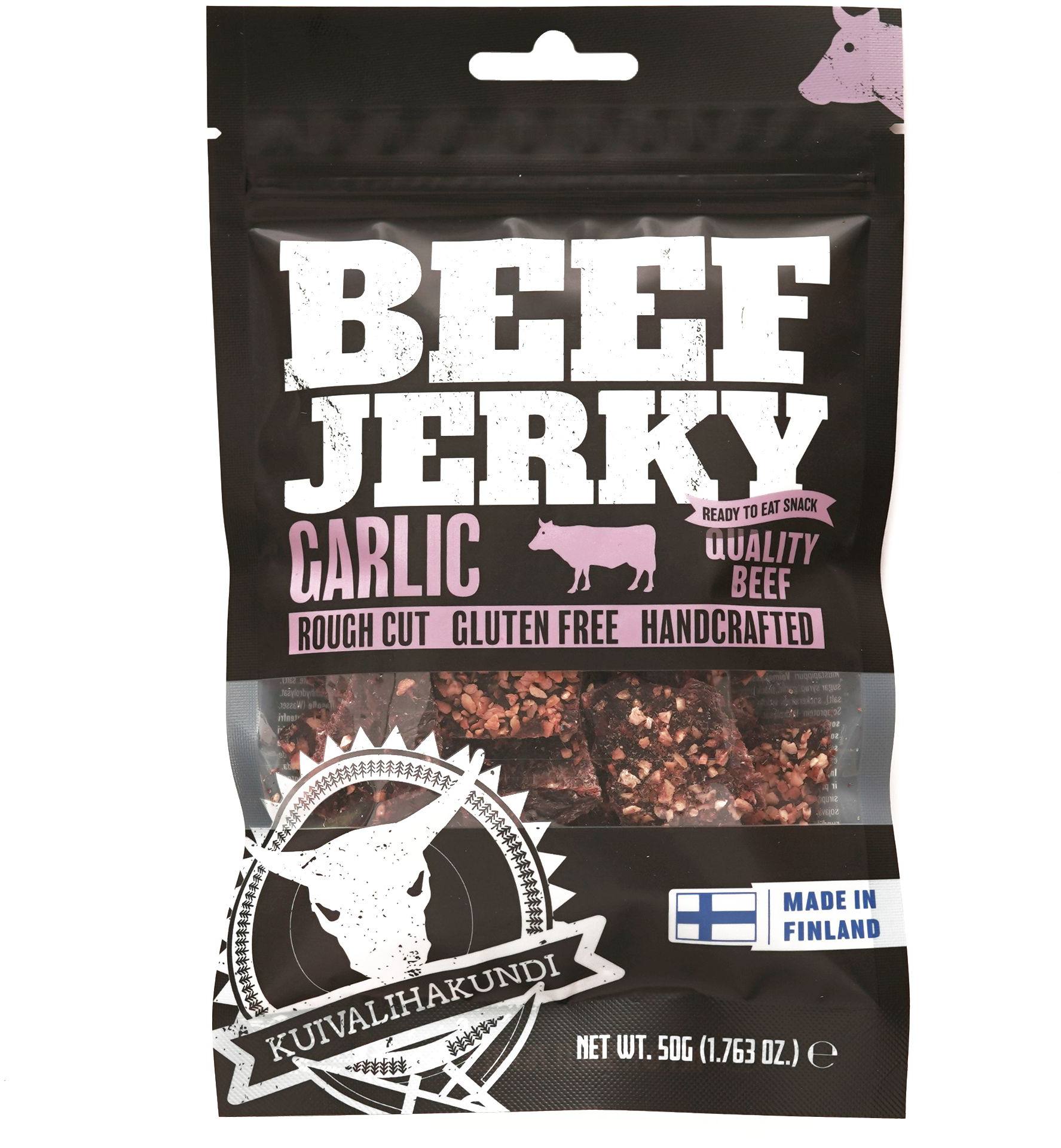 Kuivalihakundi Beef Jerky Garlic 50g