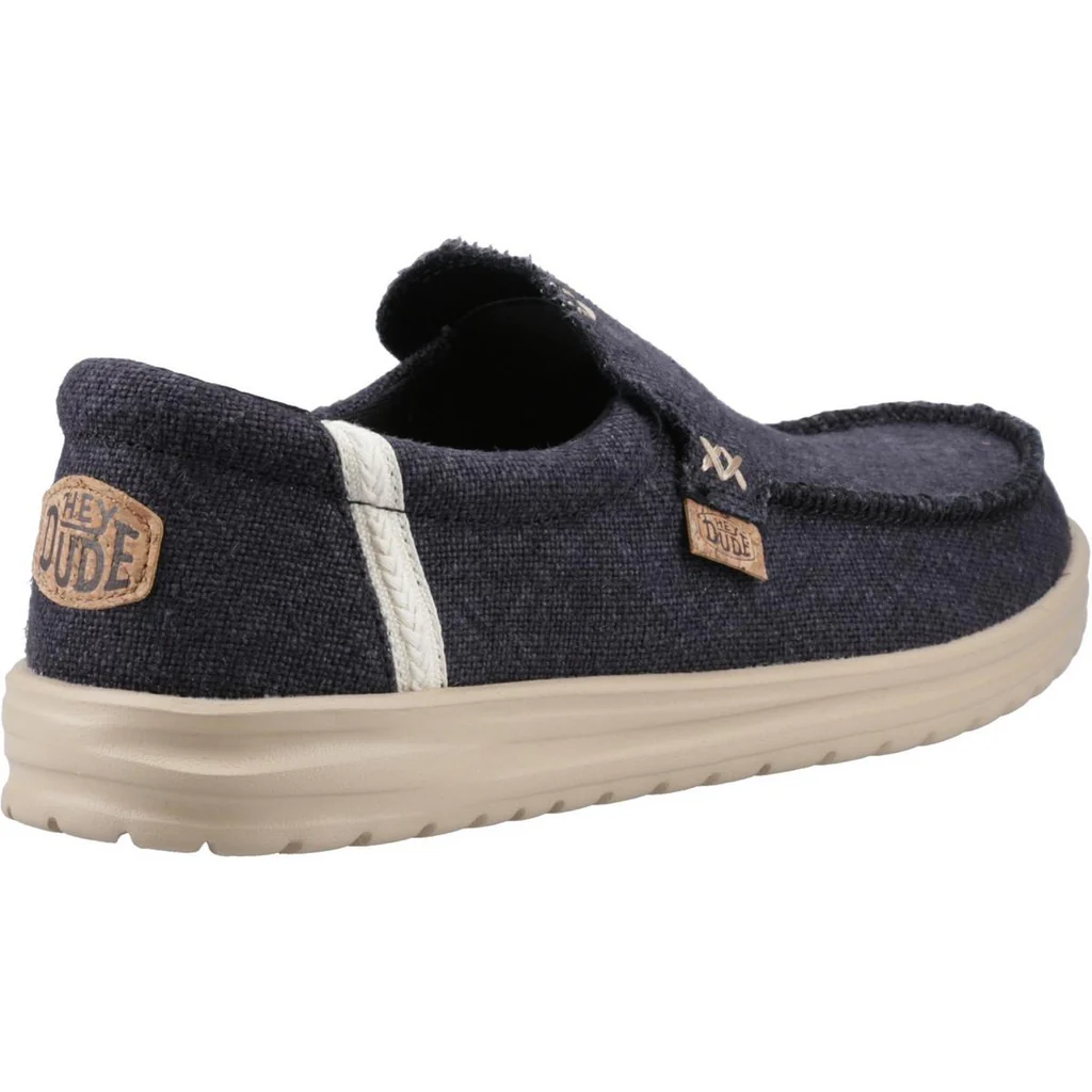 HeyDude Men's Mikka Jute Black / Irish cream 03