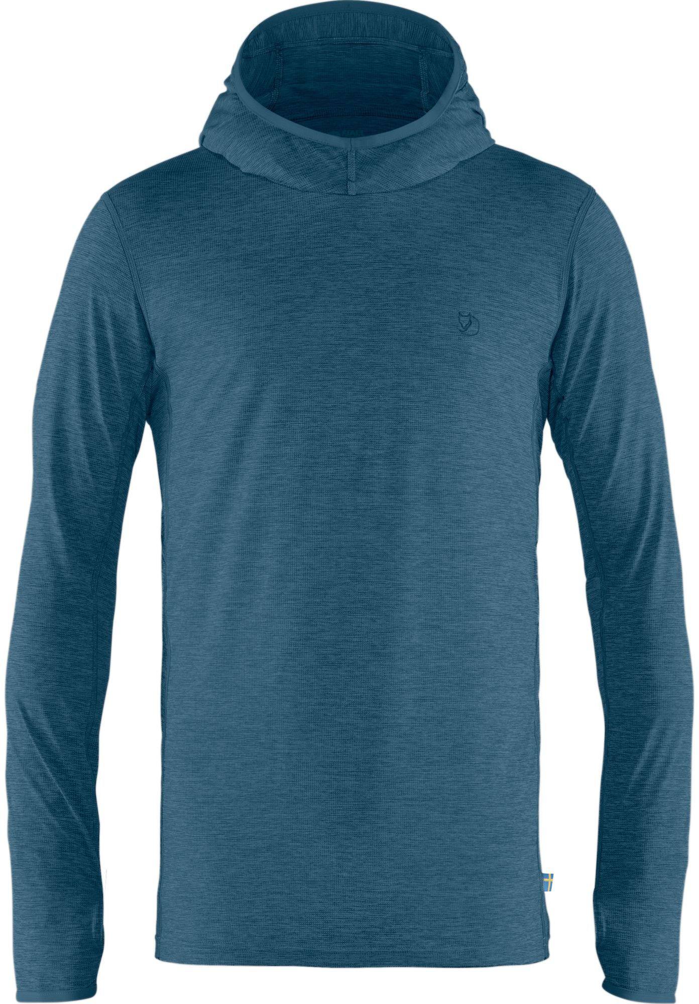 Fjällräven Men's Abisko Sun Hoodie Indigo 02