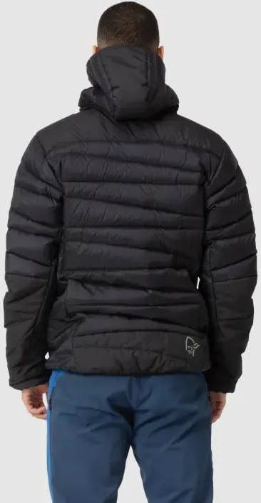 Norrøna Men's Falketind Down 750 Hood - Miesten untuvatakki Caviar 02