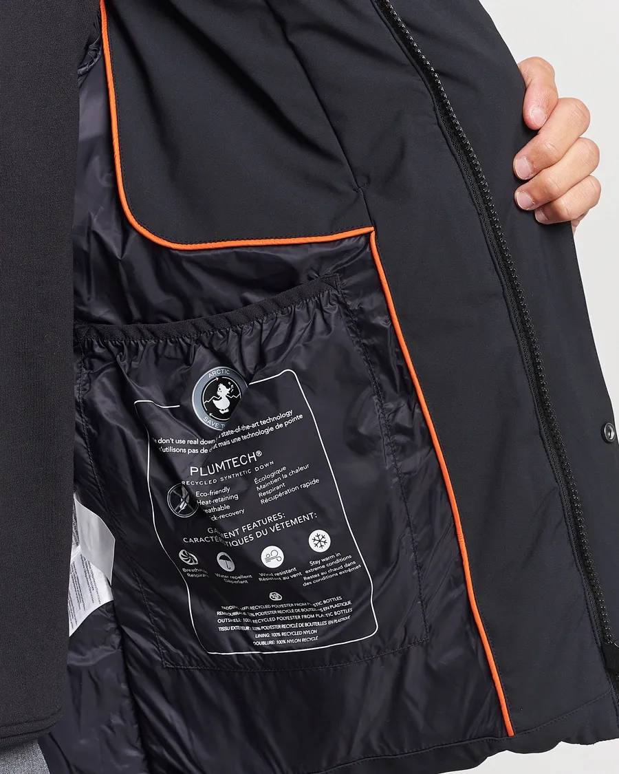 Save The Duck Men's Hoode Alter Parka Musta 05