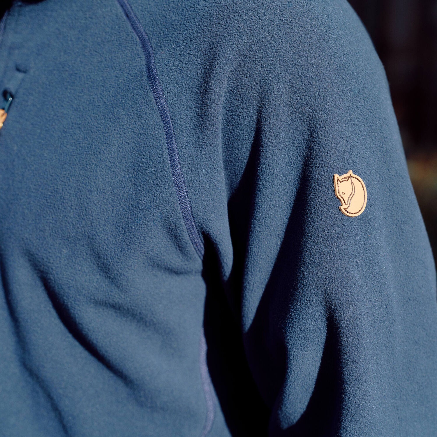 Fjällräven Men's Övik Lite Fleece Half Zip Black 12