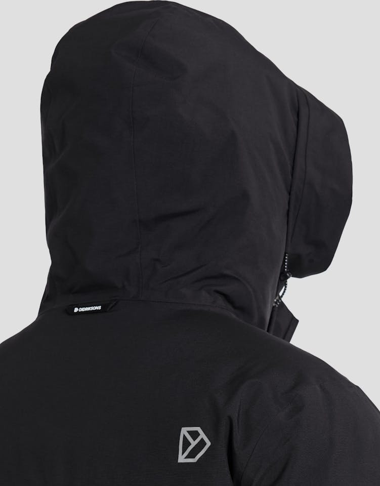 Didriksons Men's Akilles 2 Parka - Miesten talvitakki Musta 08