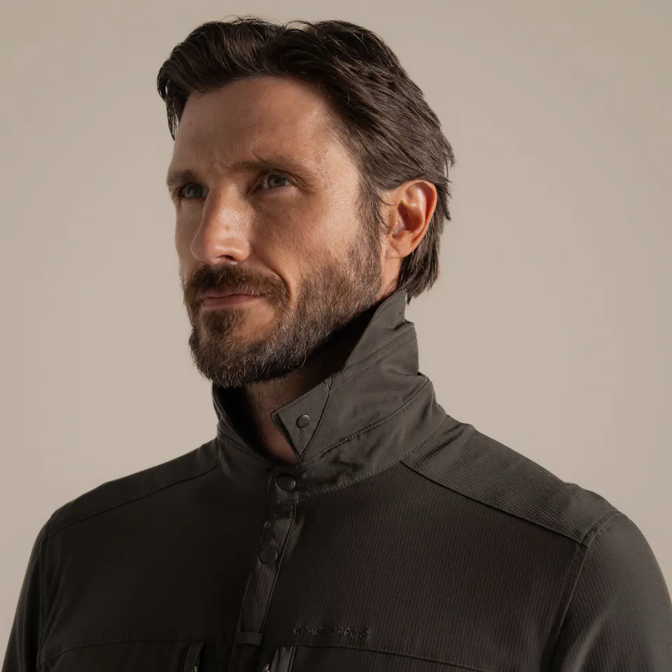 Craghoppers Men's Nosilife Pro Long Sleeved Shirt V Woodland Green 07